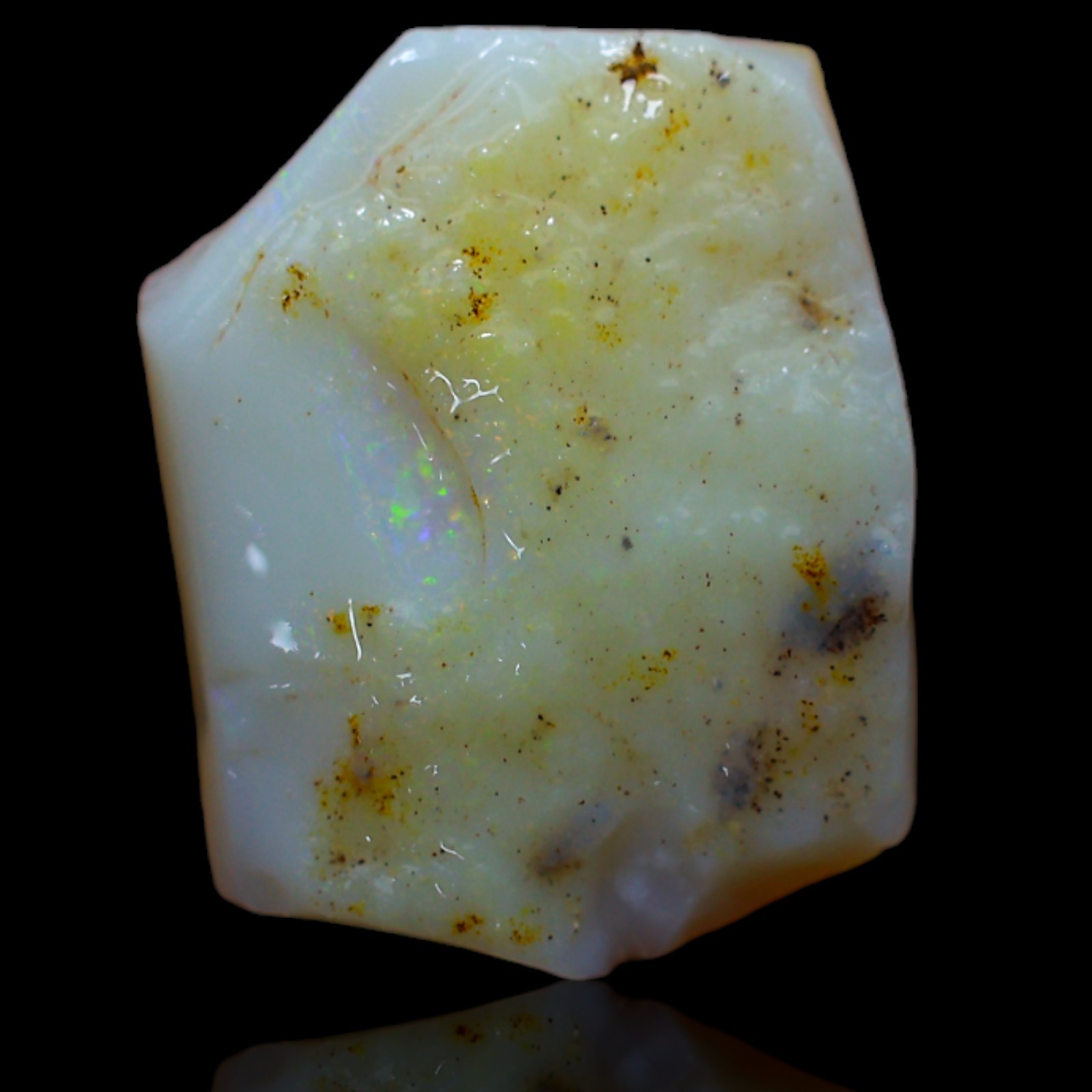 6.90 Cts Fire Opal Designer Gemstone Necklace Making Rough Natural 17x13x4 mm