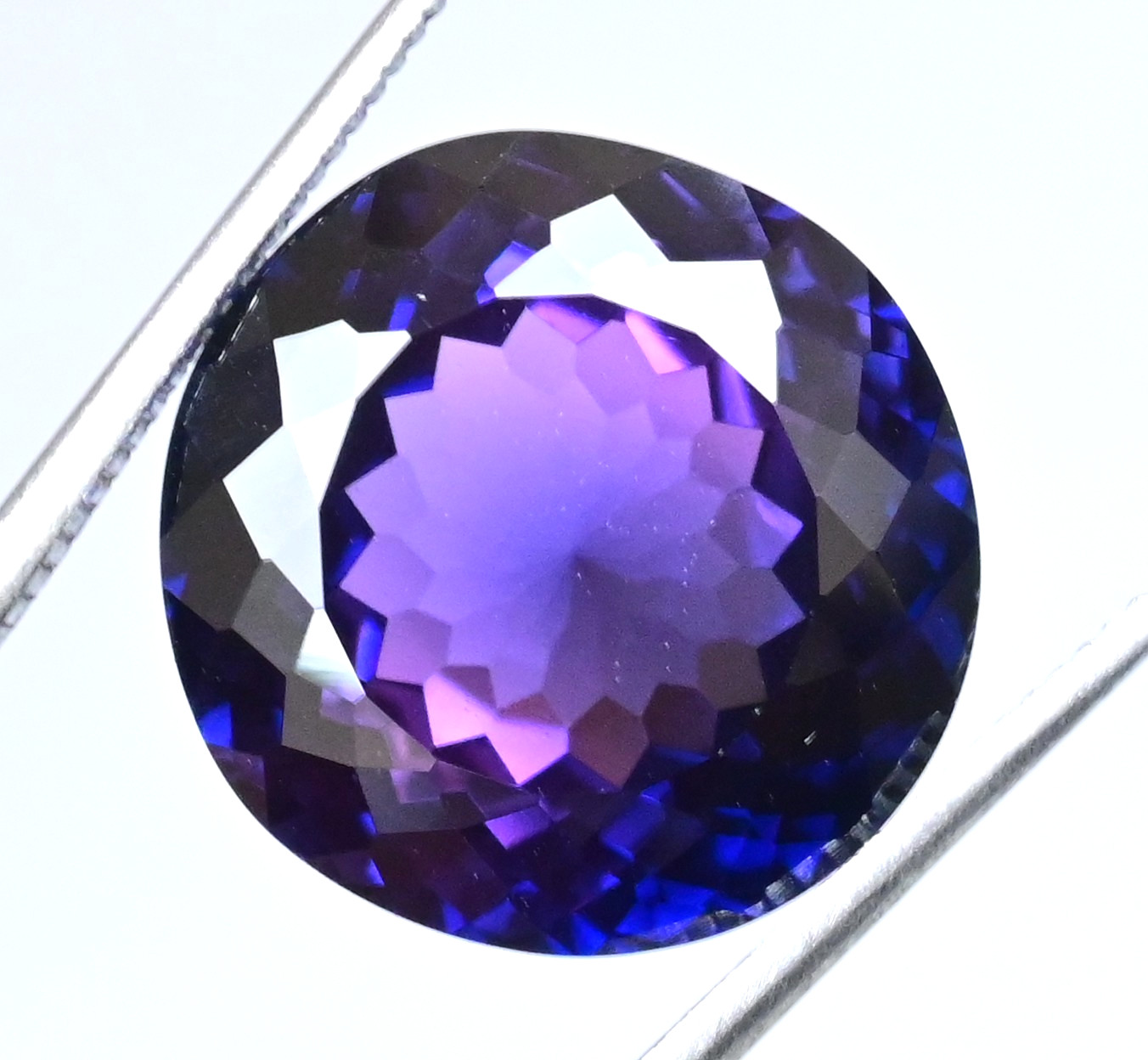 26.75 Ct Flawless Natural Purple Blue Tanzanite Certified Rare Loose Gemstone