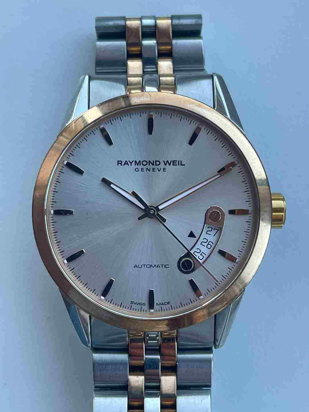 RAYMOND WEIL FREELANCER Gold & Steel Wristwatch. Ref: 2770, Cal: 4200