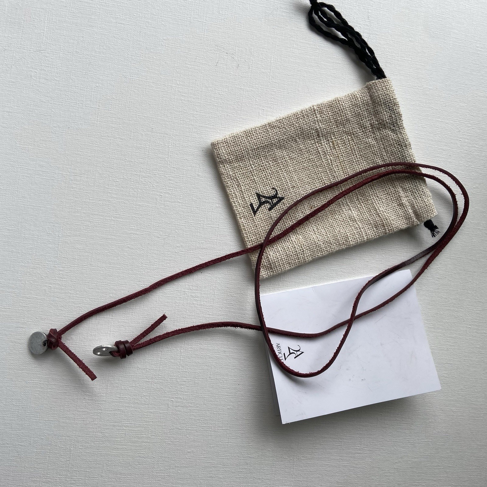 ARTICLE 22 Wrap Bracelet Necklace Burgundy Leather With Silver Tone Coins Boho