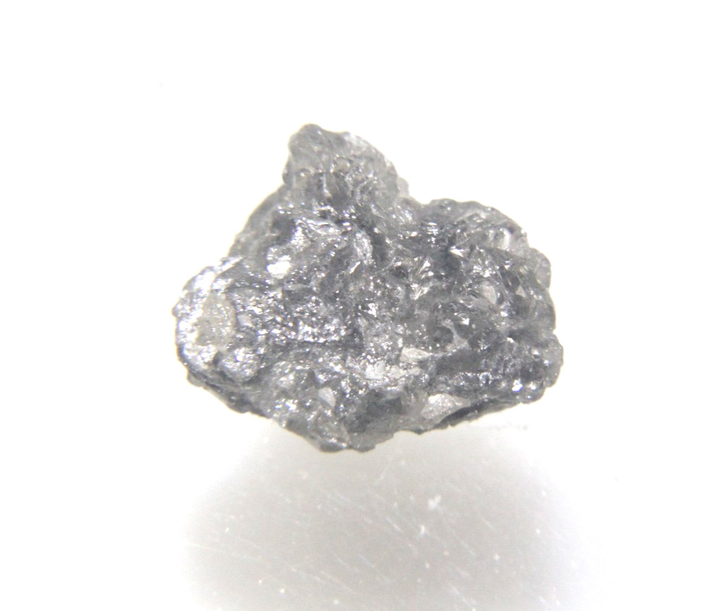 3.90CTS/1 PIECE RAW UNCUT GREY FLAT ROUGH DIAMOND 11.09×10.04×4.55 MM