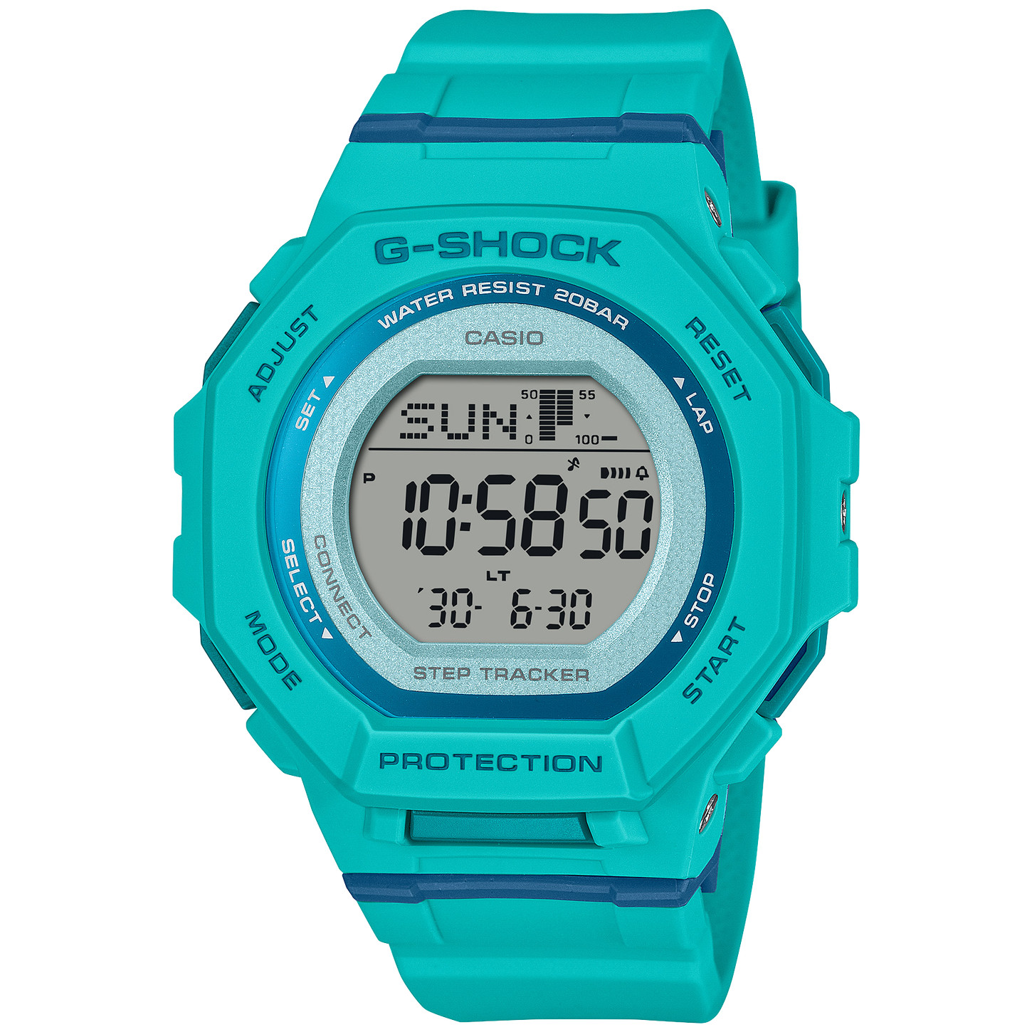 CASIO G-SHOCK GMD-B300SC-2JF Step Tracker Bluetooth Digital Watch Turquoise