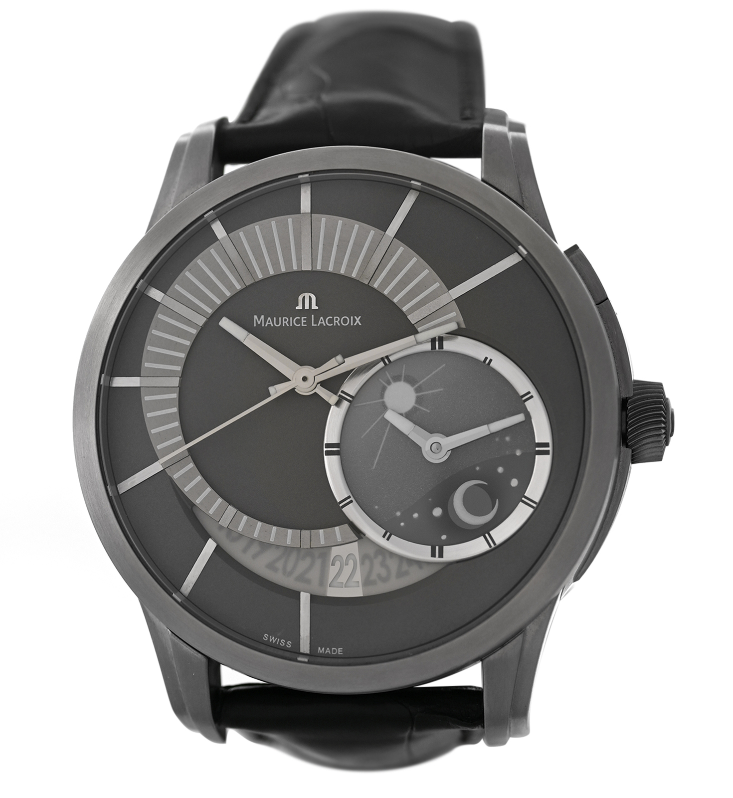 Maurice Lacroix Pontos Decentrique GMT PT6108-TT031-291 Titanium Limited Edition