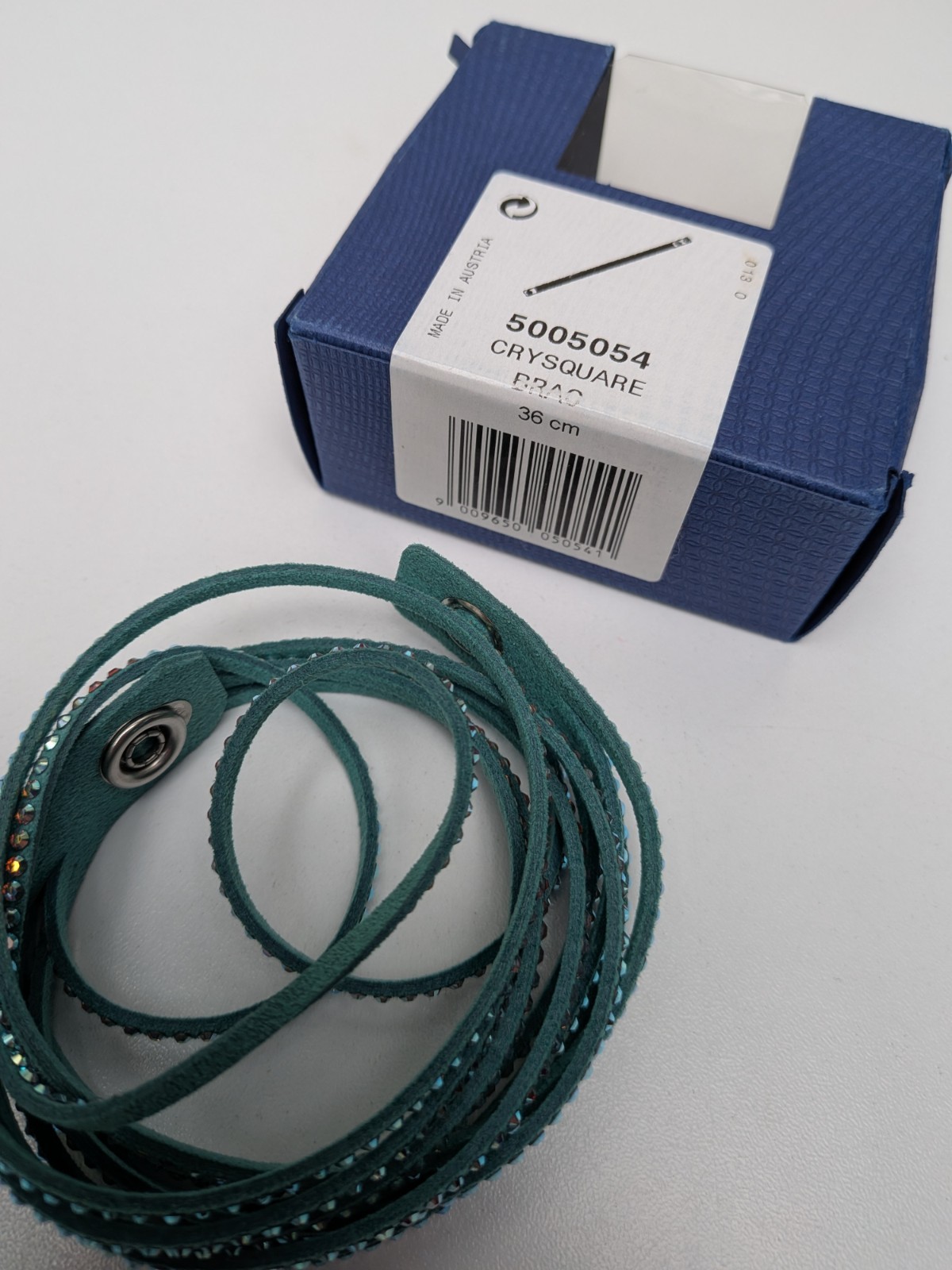 Swarovski Bracelet Women’s 5005054 leather crystal 36cm