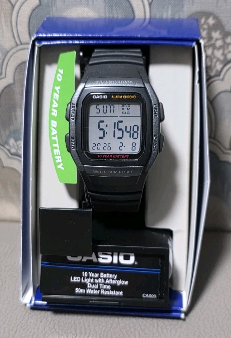 Casio W96H-1BV Men’s Digital Watch Multifunction Sport