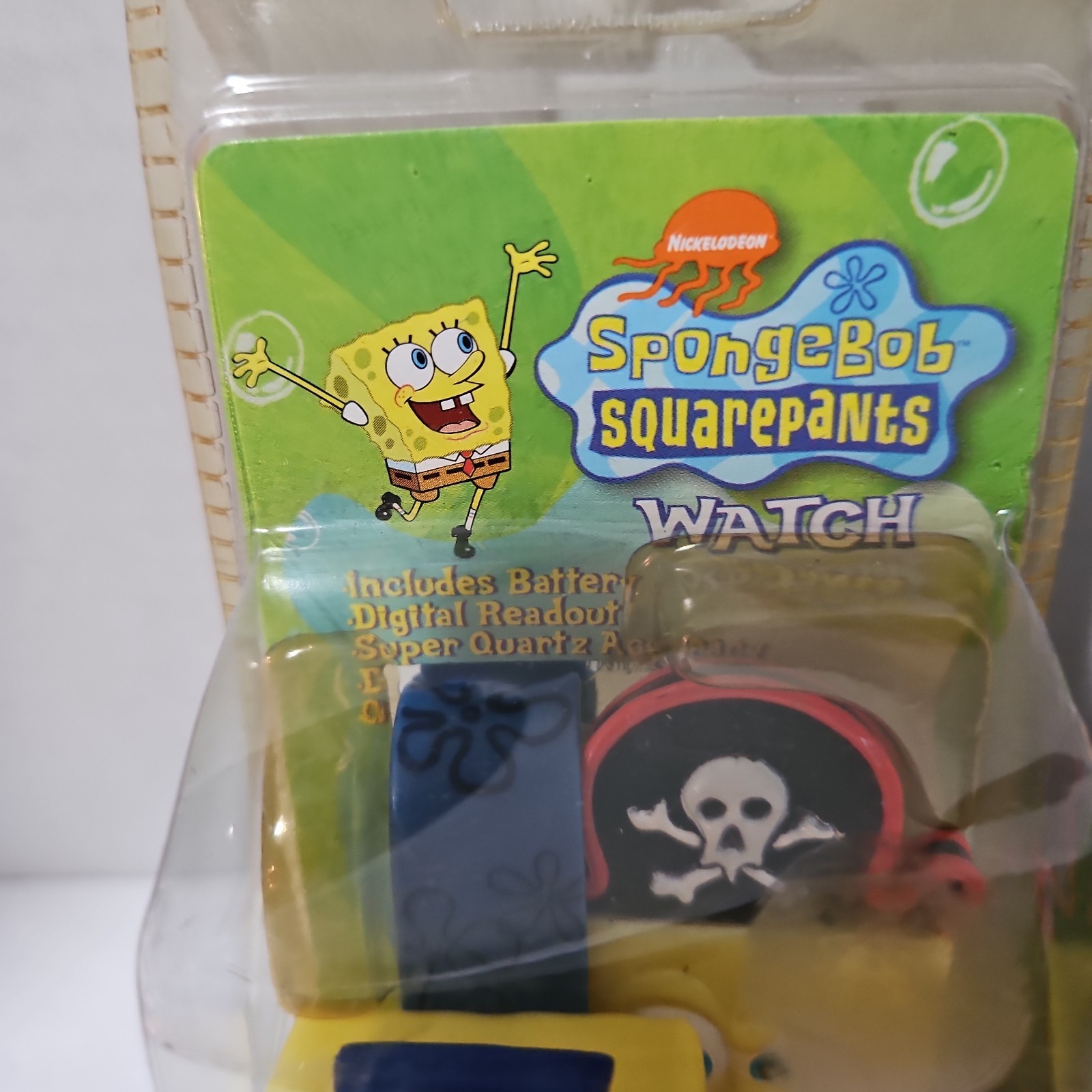 Vintage Spongebob Watch And SpongeBob On Board Suction Cup Plush New