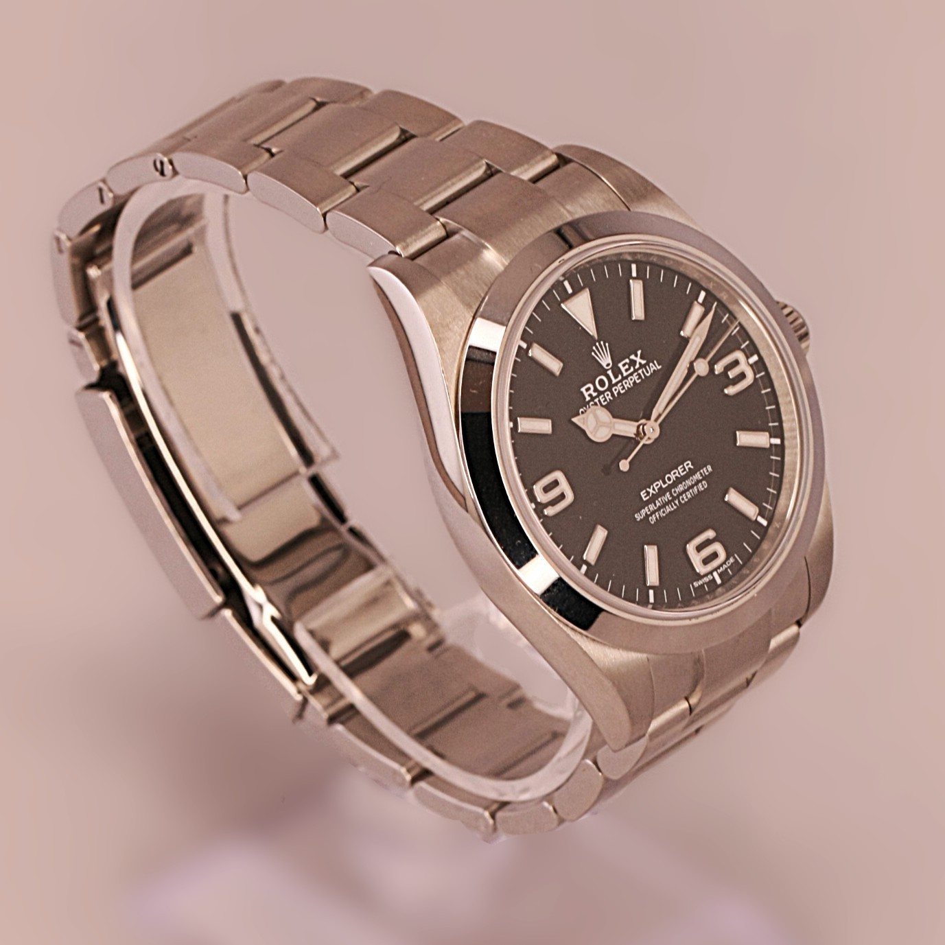 Rolex Explorer Black Dial 214270