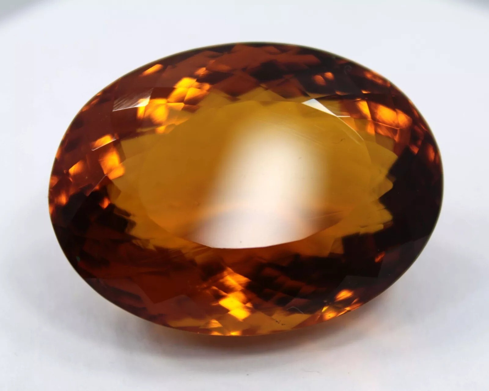 Natural EGL Certified Oval Cut Imperial Topaz 195 Ct A++Brazilian Loose Gemstone