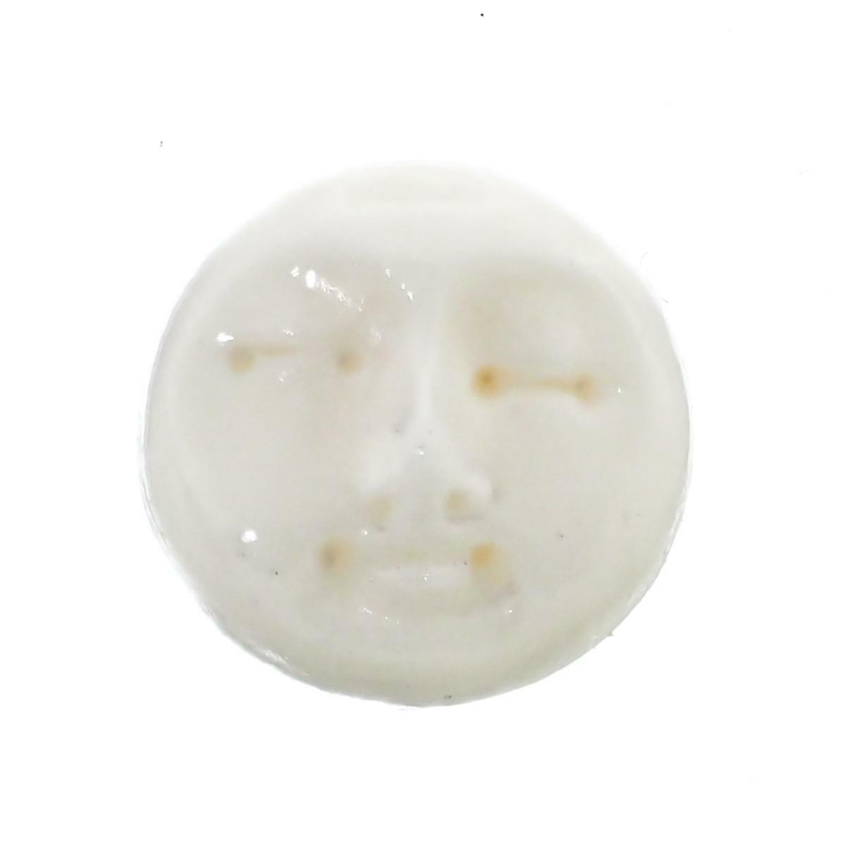 3/8″ 10mm 1-5-10Pcs Lot Closed Eye Sun Moon Face Bison Bone Cab Bead Cabochon