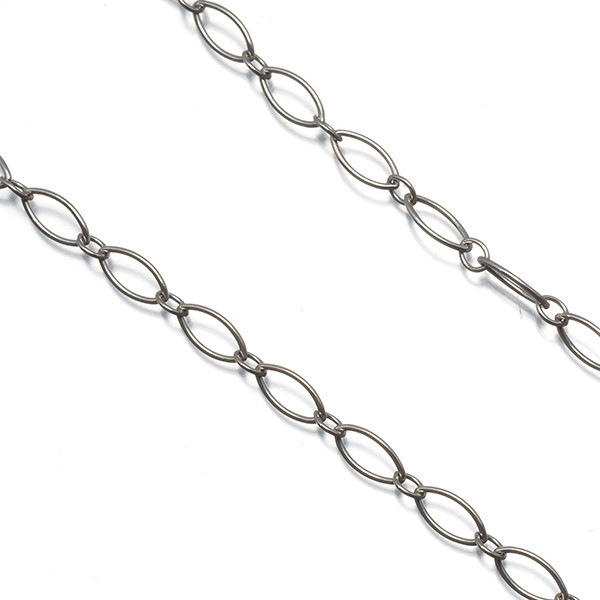Auth Tiffany&Co. Chain Necklace Oval Link Long 92cm 925 Sterling Silver