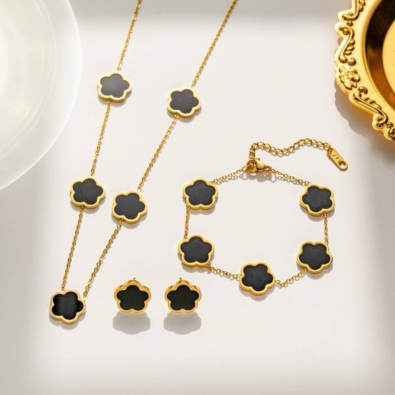 jewelry sets for women 3PCS Necklace,Bracelet,Earrings Stainless Steel