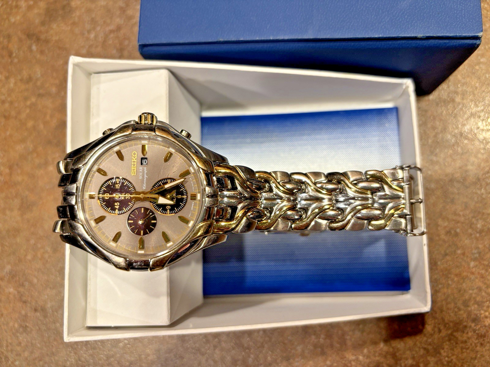Seiko #SSC138 Solar Powered Alarm Chronograph w/new capacitor on Nov. 2025