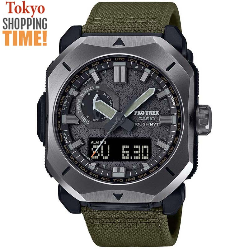 Casio Pro Trek PRW-6900YB-3JF Climber Line Solar Radio Compass Outdoor Men Watch
