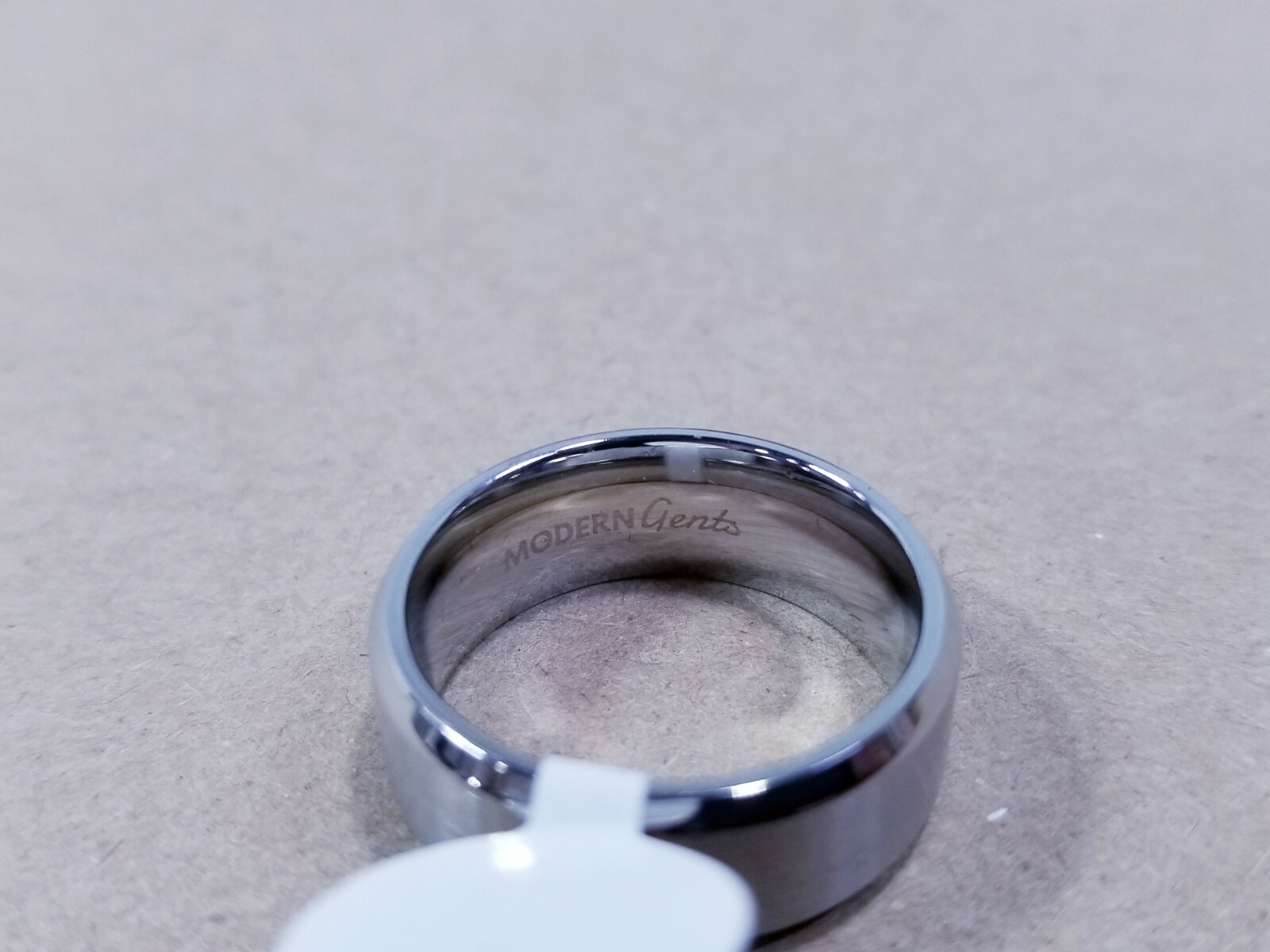 Modern Gents Trading co The Titan Ring – Silver – Sz 8