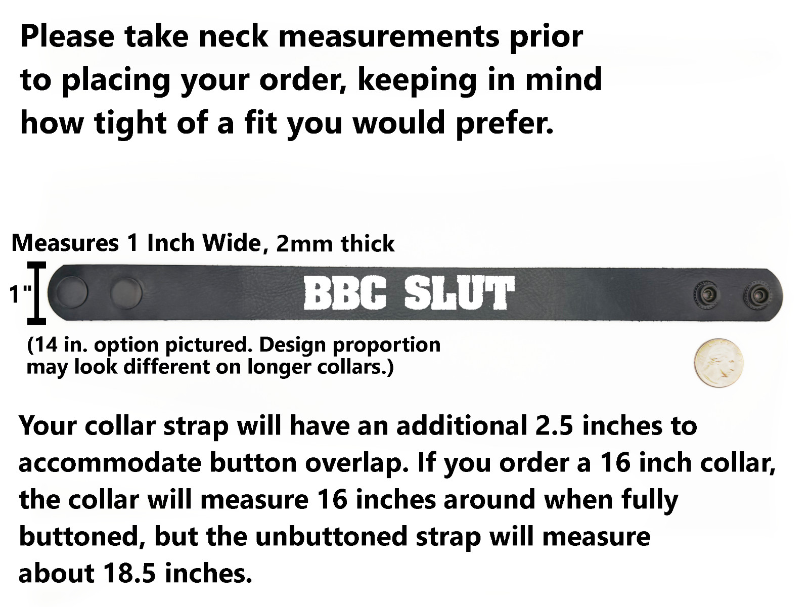 BBC Slut Choker Queen of Spades Faux Leather Collar QOS Hotwife Necklace
