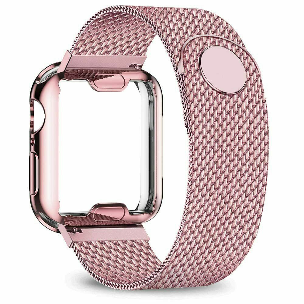 Milanese Loop Band iwatch Strap For Apple Watch Series 6 5 4 3 2 1 38 42 40 44mm