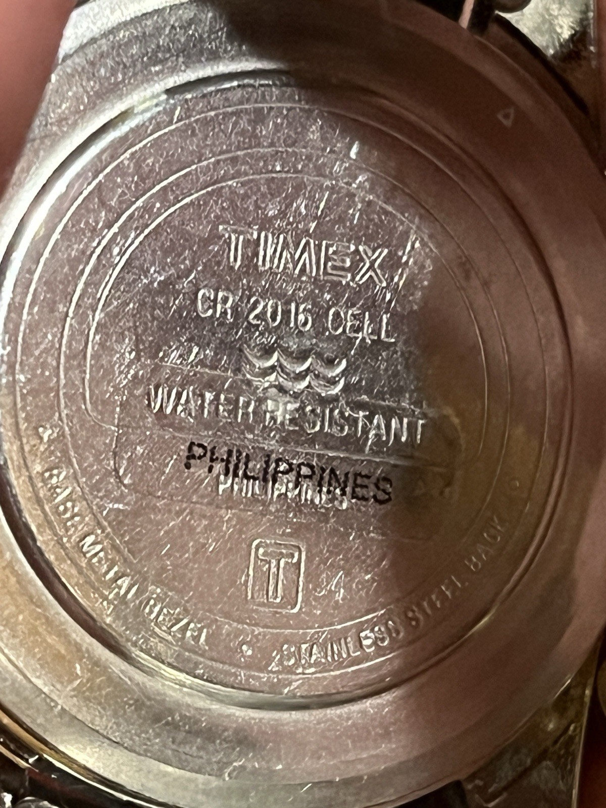 Timex Indiglo Day Date Gold Tone Fluted Bezel Walmart 10 Years Associate Watch