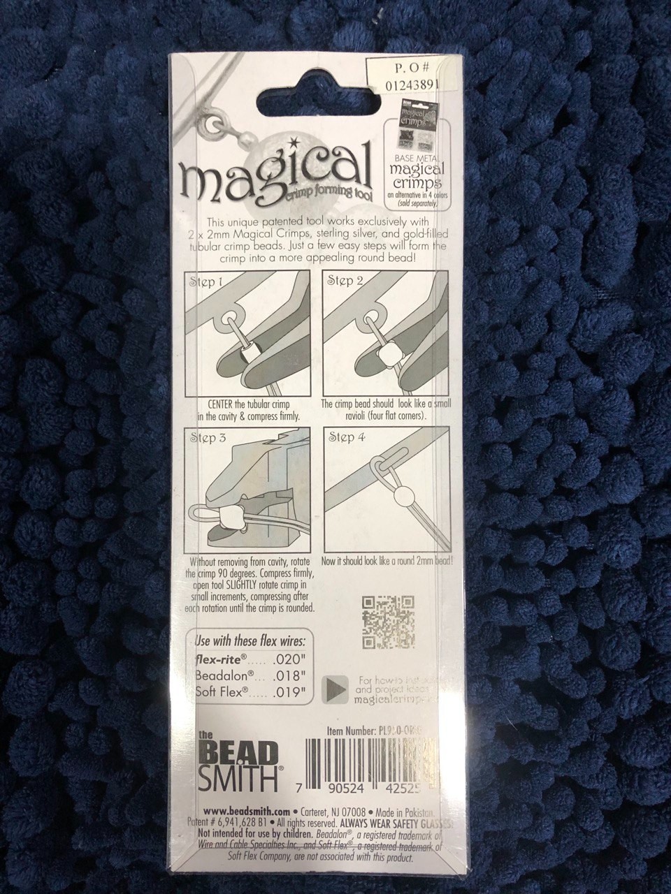 Bead Smith® Magical Crimper Pliers Use with 2mm Tubular Crimps ( Jewelry Tool)