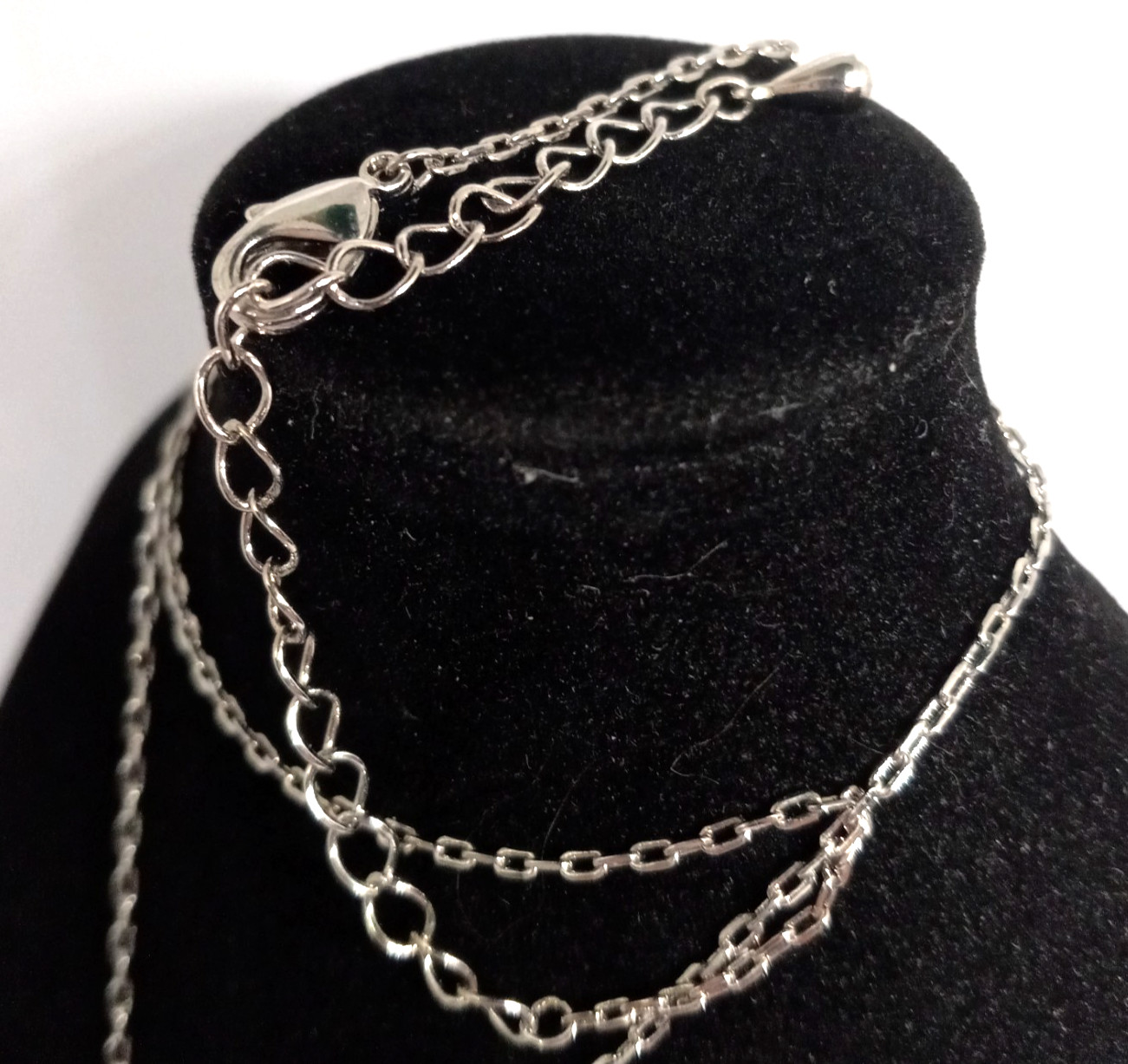 Pure Allure June Birth Stone Silver Tone 20″ Necklace Earring Swarovski Crystal