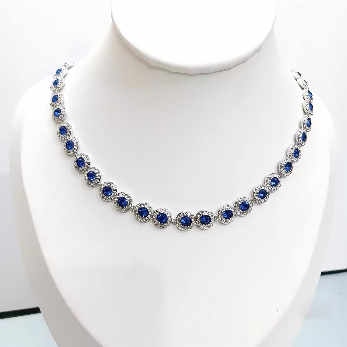 Swarovski Una Angelic Tennis Necklace Round Cut
