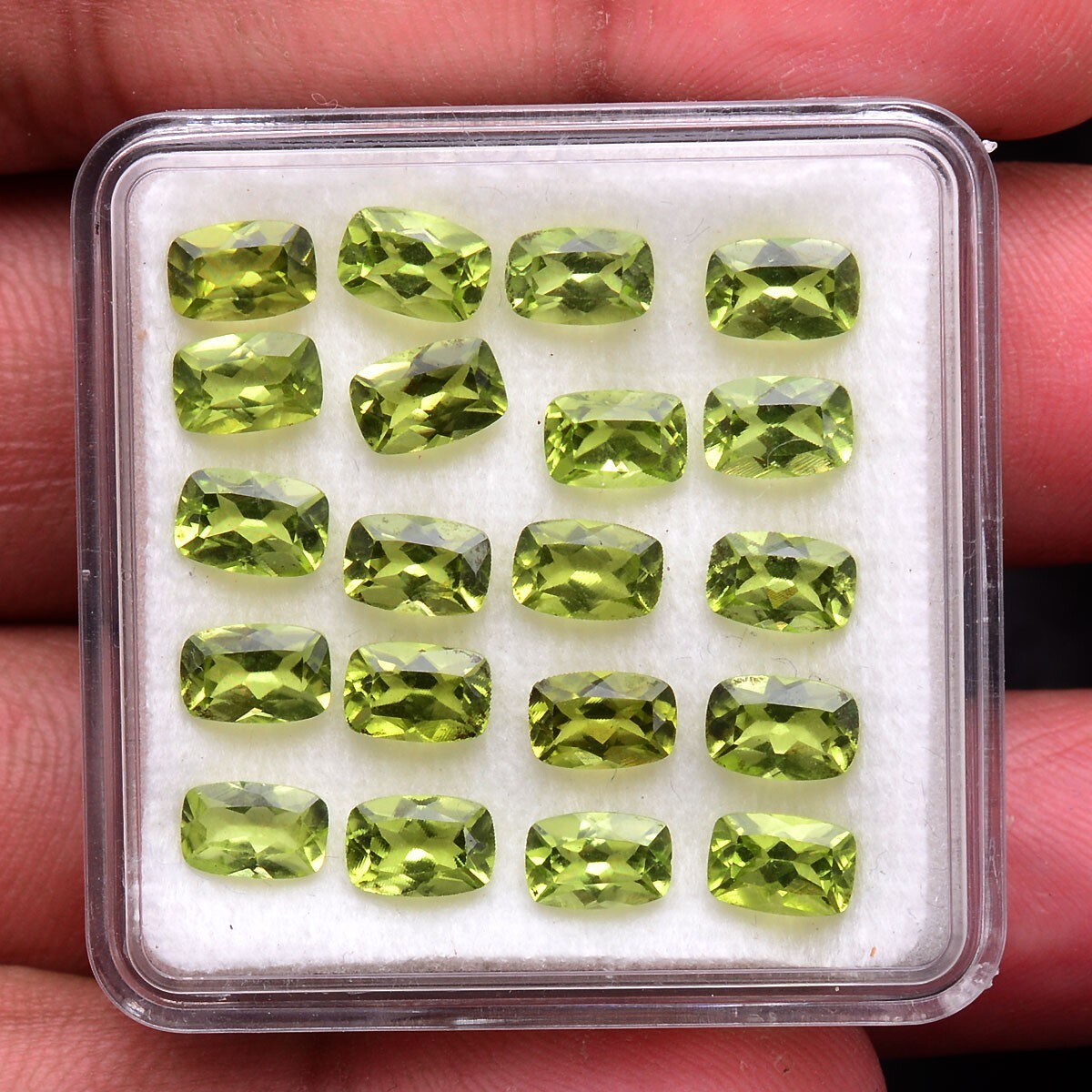 20 Pcs VVS Natural Peridot 6mm*4mm Calibrated Ravishing Color Lustrous Gemstones