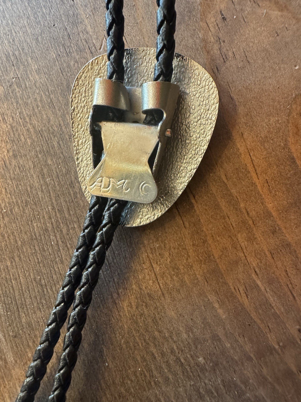 Vintage End Of The Trail ADM Bolo Tie Native American Chief John Big Tree