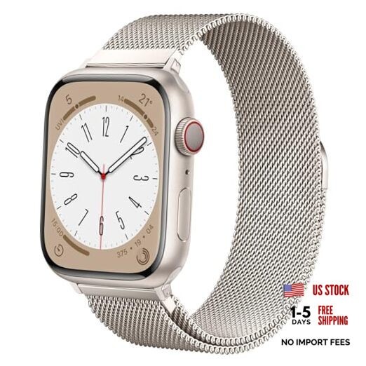 Original Stainless Steel Milanese 41mm/40mm/38mm/42mm(series 11 10) A-Starlight