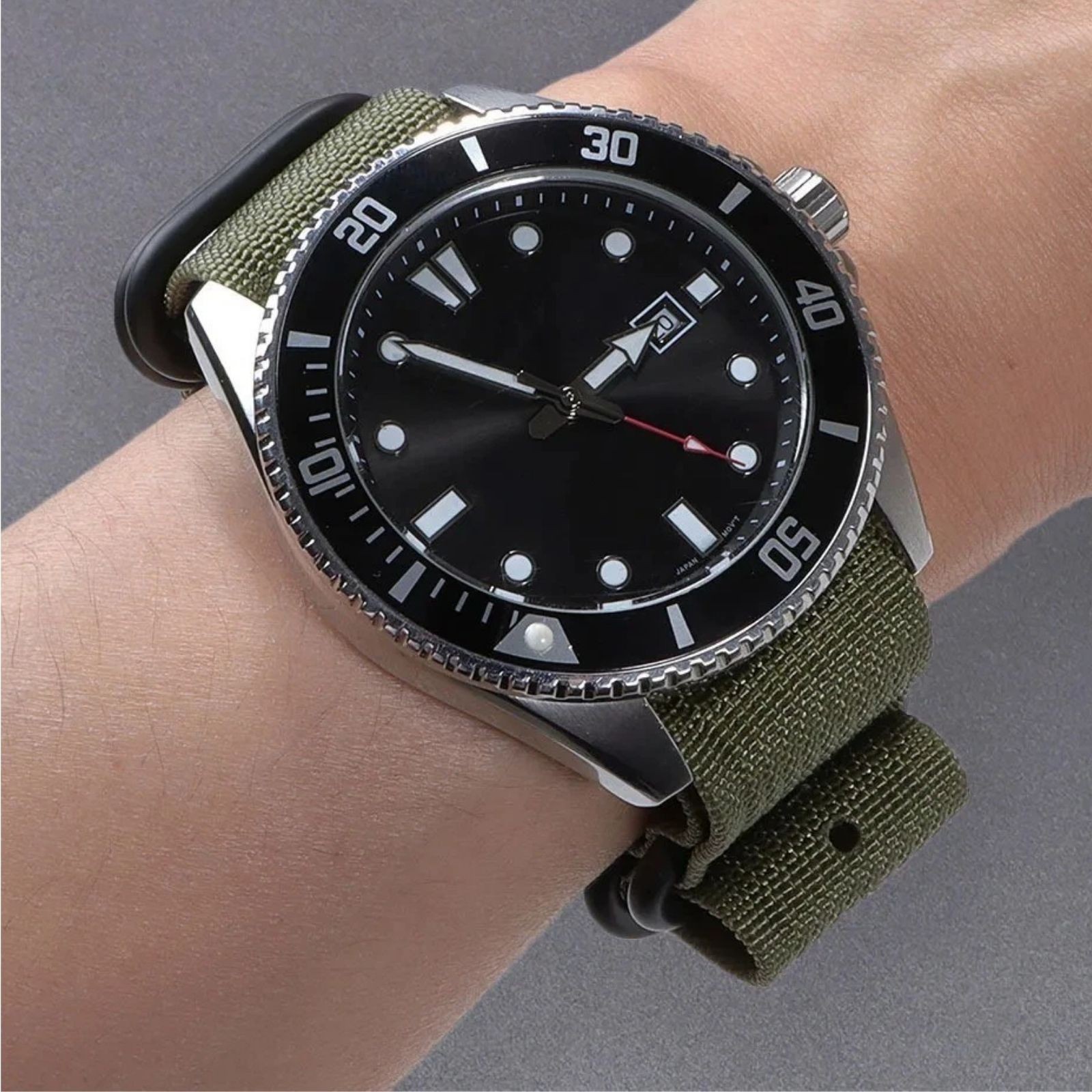 18mm 20mm 22mm 24mm Ballistic Durable Military Nylon Wrist Watch Band Strap New