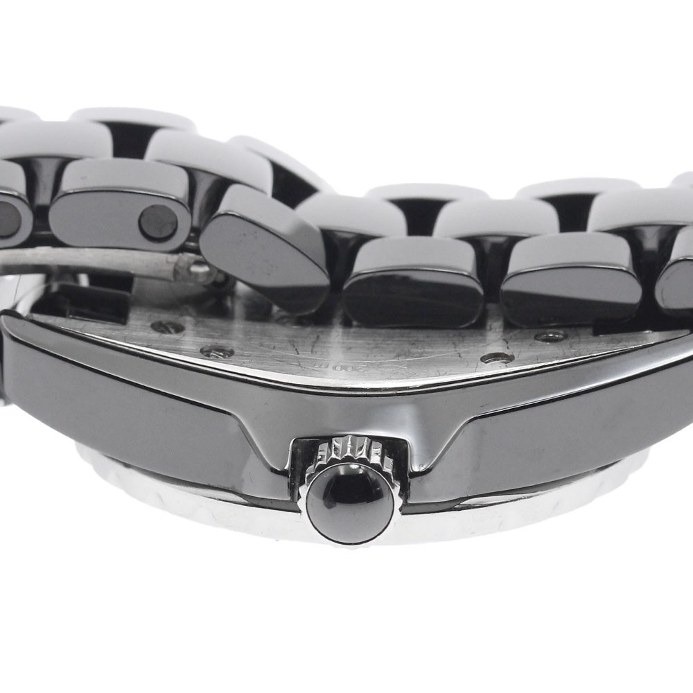 CHANEL J12 H0949 black ceramic diamond bezel black Dial Quartz Ladies_936080