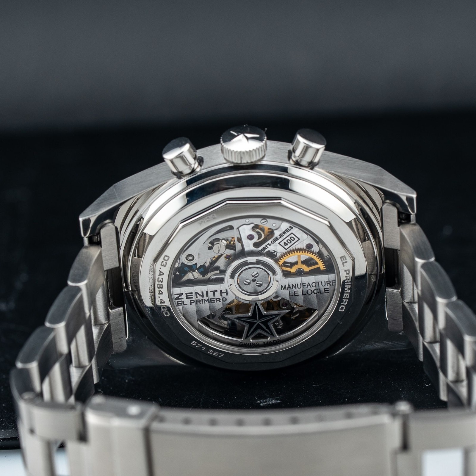 Zenith 03.A384.400/3817 Chronomaster Revival El Primero A3817 37mm Box Papers
