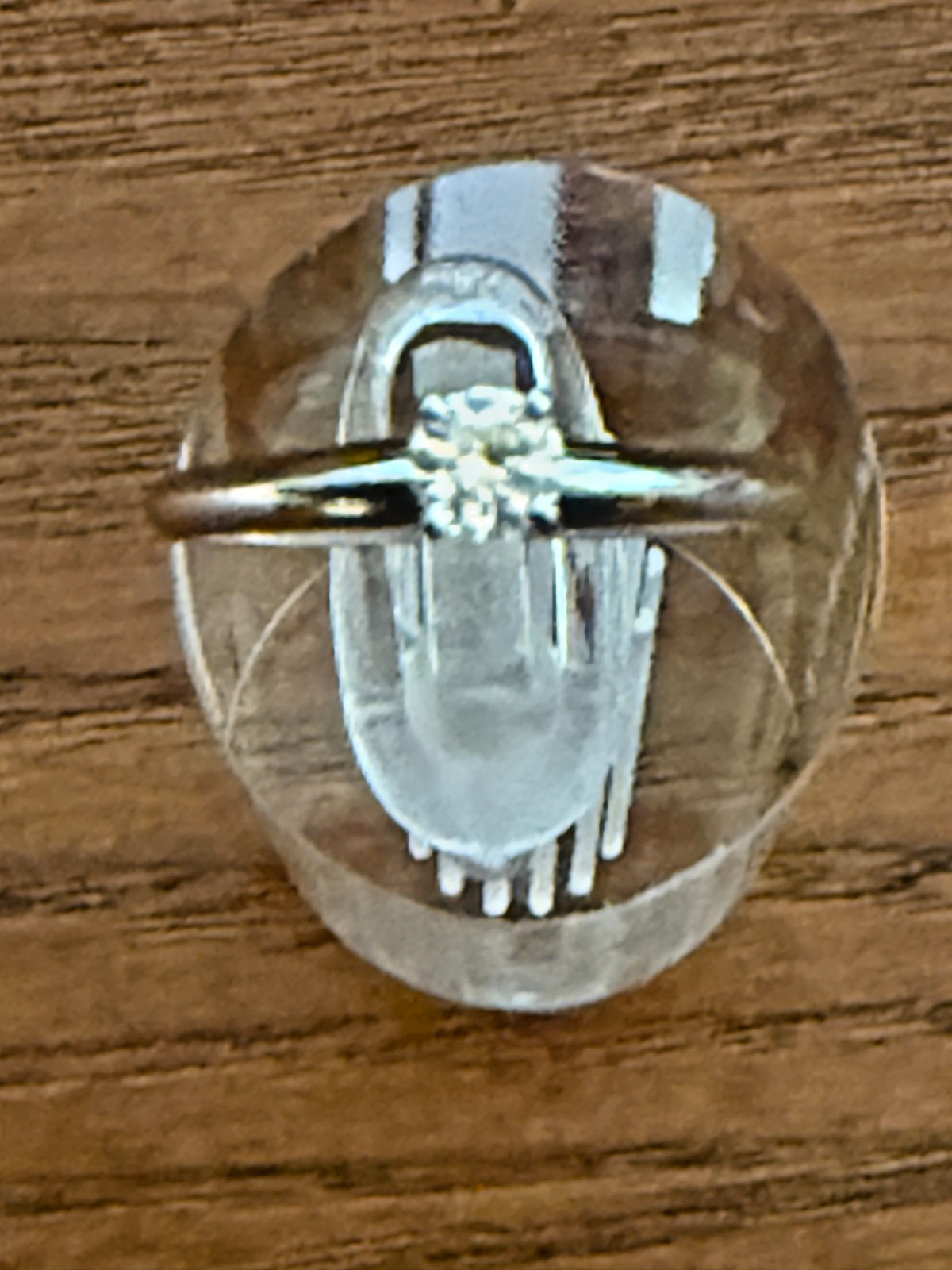 Natural Earth Mined Diamond Solitaire Engagement Ring 0.23cwt.14k White Gold.EGL