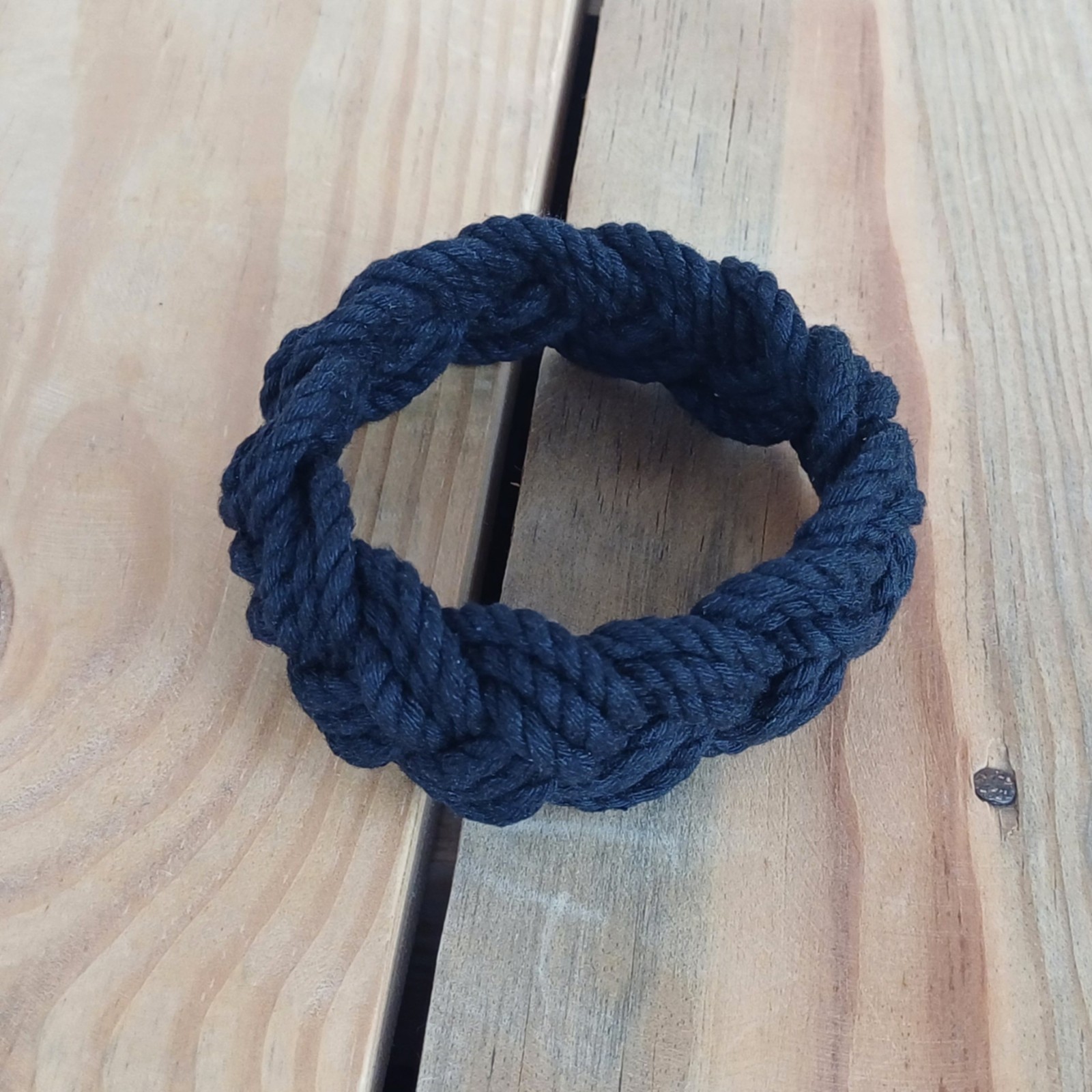 Sailor Knot Rope Bracelet Turks Head White Braided Nautical Beach Cord Bracelets
