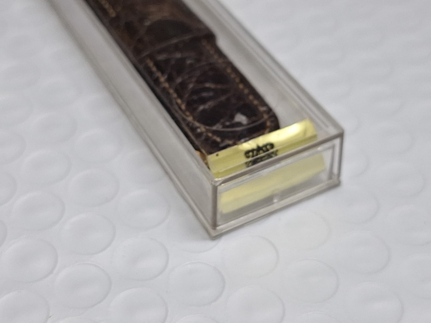 JB Champion Dark Brown Brazilian Crocodile Leather Watch Band Strap 3/4″ LONG