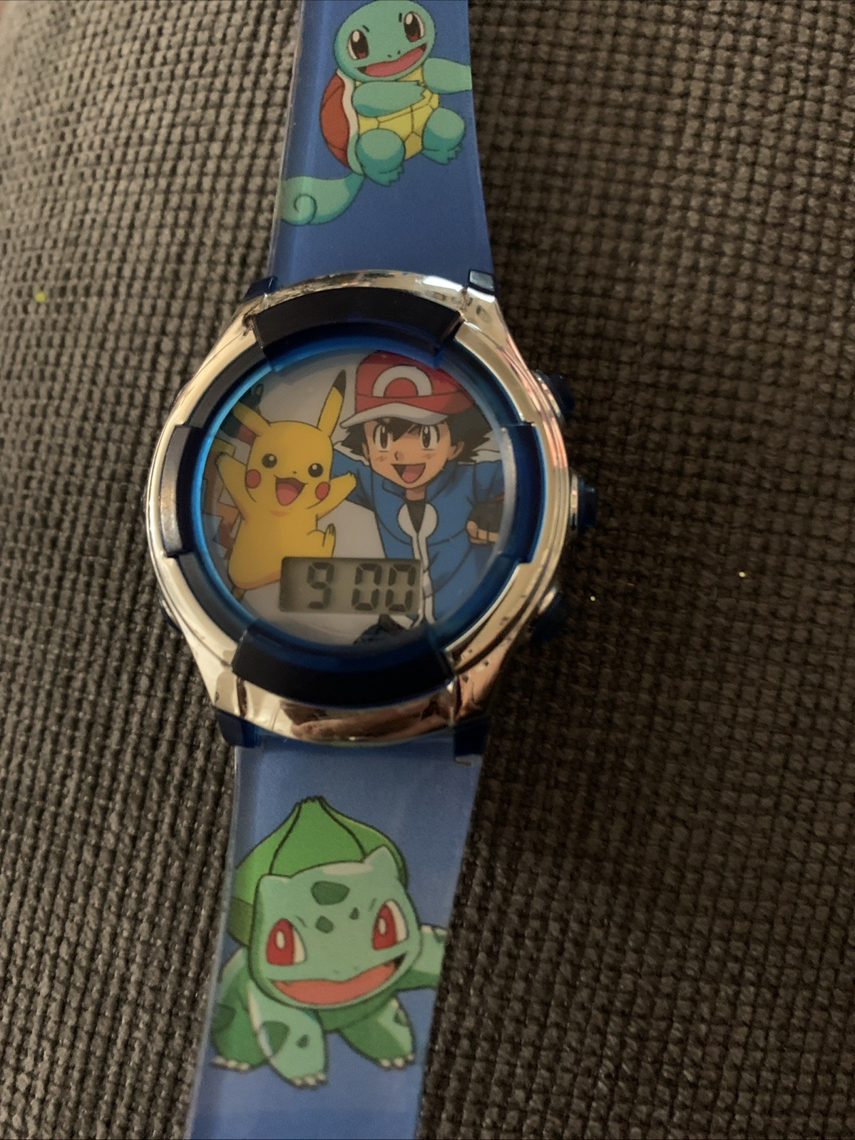New Pokémon Accutime Digital Watch Kids Watch Blue Strap