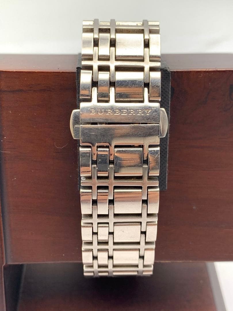 Working BURBERRY Women’s Men’s Watch Silver with Box
