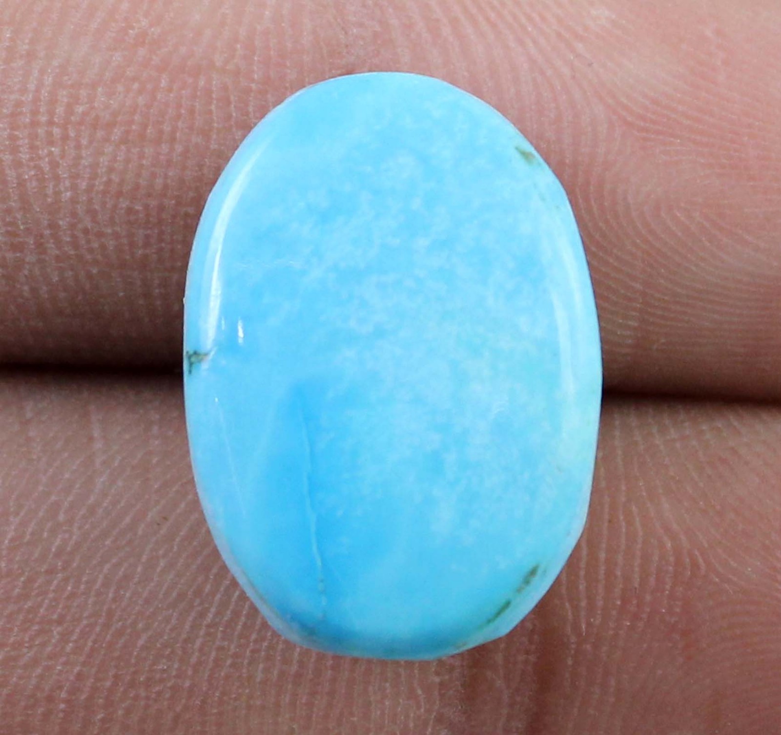 22.65 Ct Certified Natural Blue Turquoise Oval Sleeping Beauty Gemstone T22247