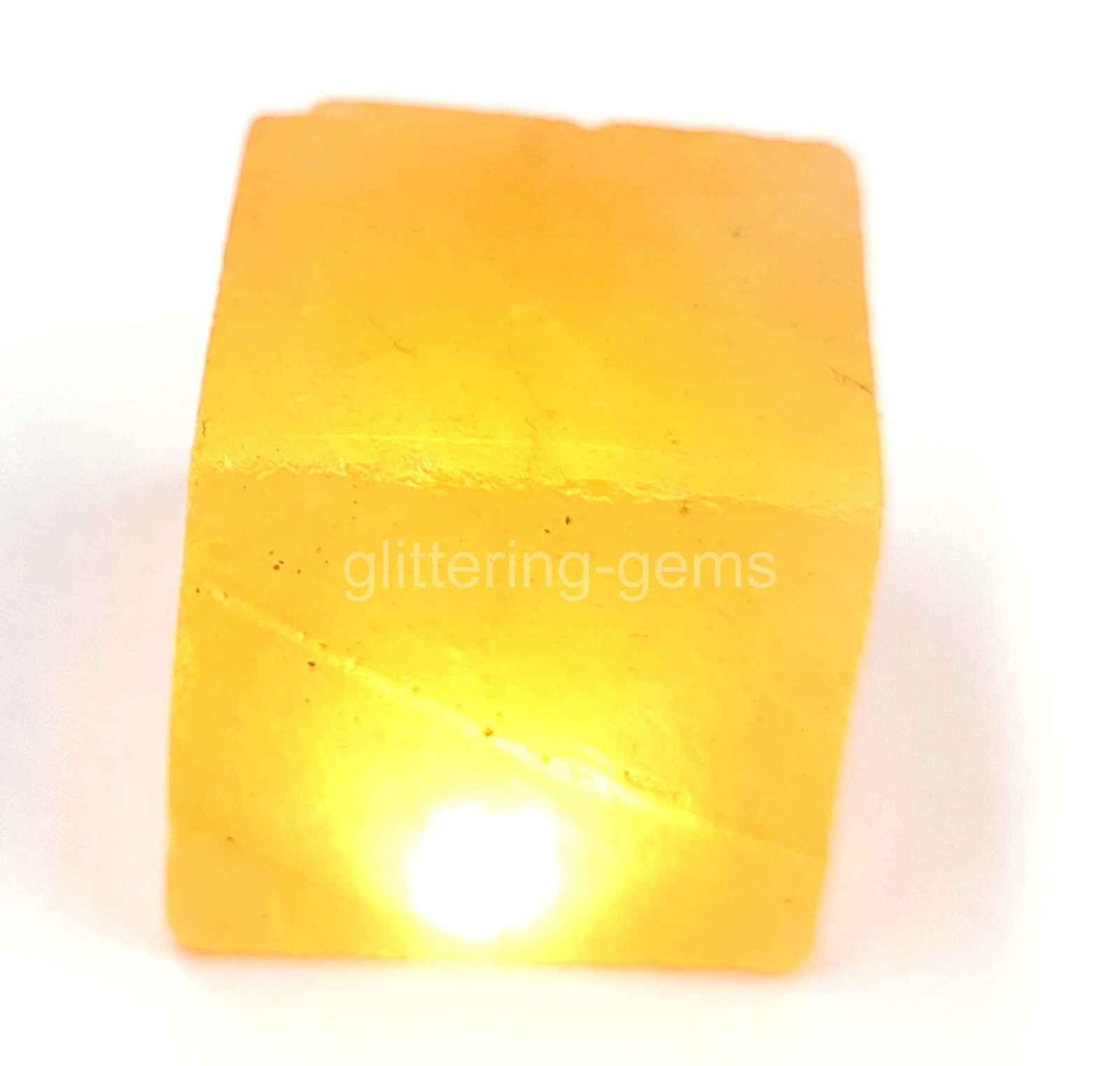 95–100 Ct Natural Dyed Yellow Sapphire Cube Rough IGL Certified Gemstone 5DOI