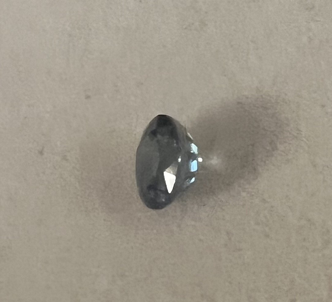 Blue Sapphire Gemstone 0.82ct 54mm Round Loose Stone