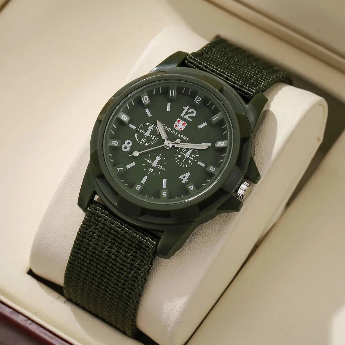 MILITARY Mens Outdoor Sport Army Quartz Analog Wrist Watch Nylon Band