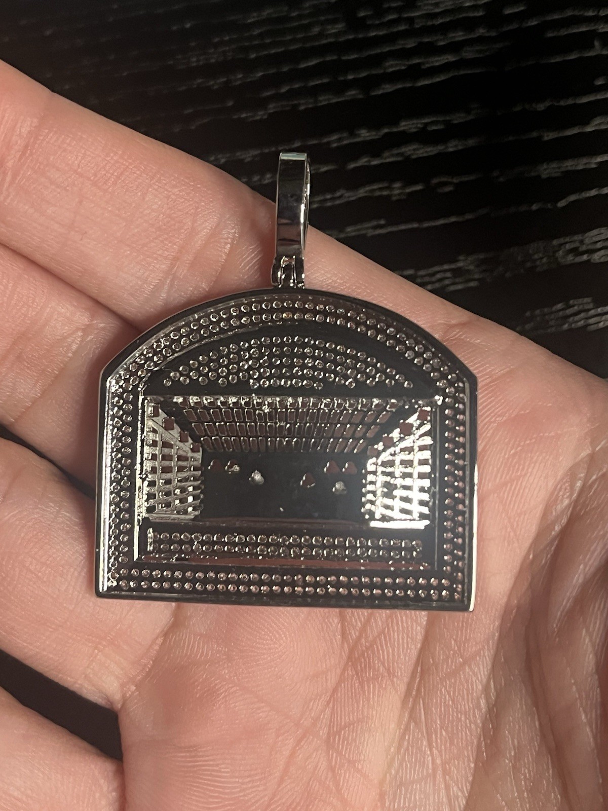 925 silver plated over stainless steel with 5A CZ Iced Out Last Supper pendant