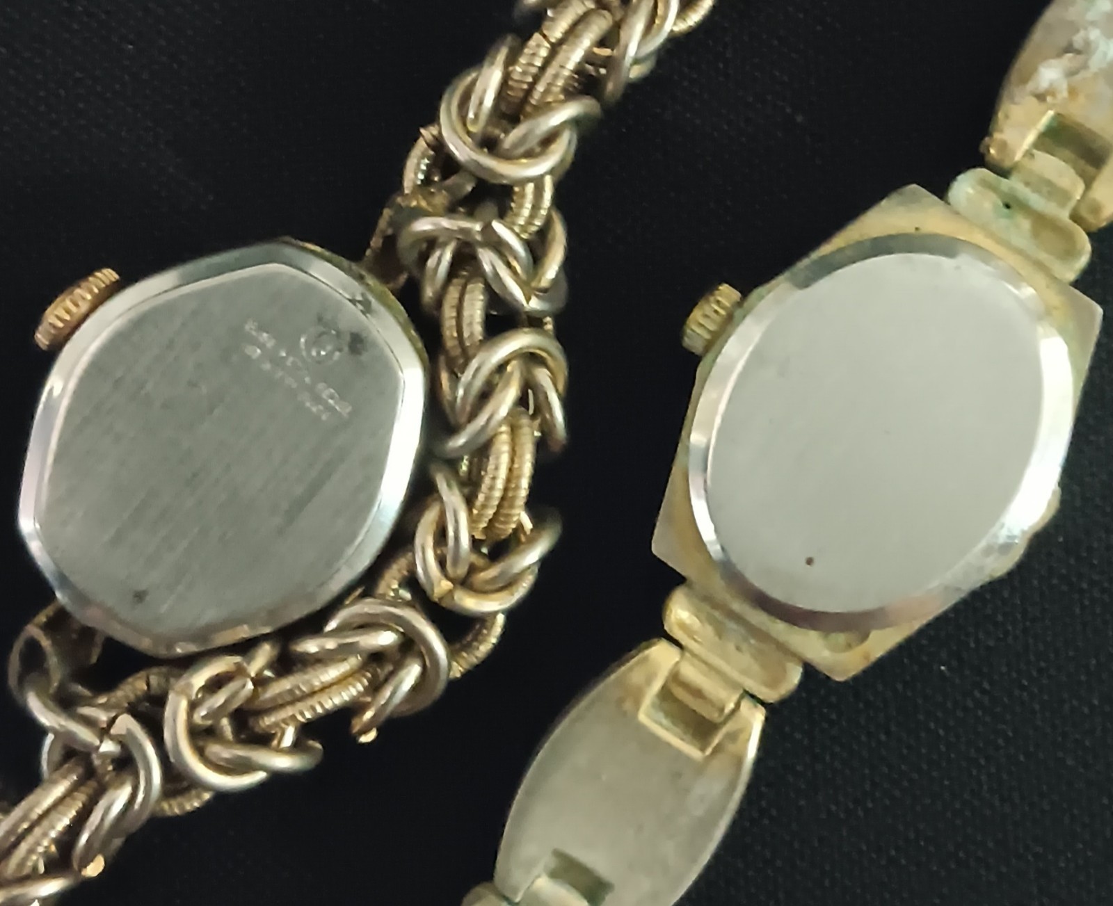 H watch lot 10 watches Hamlin Homer Helbros gold silver tone parts or repair