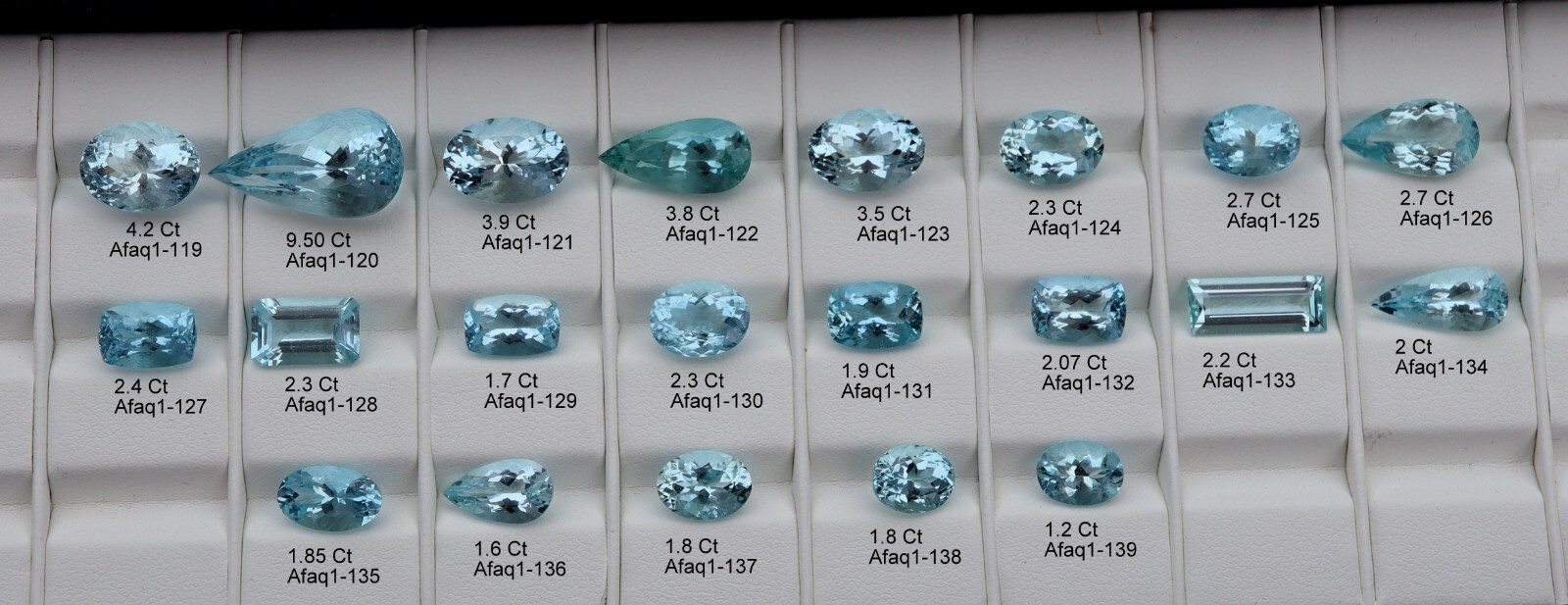 1 to 10 Carat Top Natural Blue Aquamarine Faceted Gemstone Nice Luster
