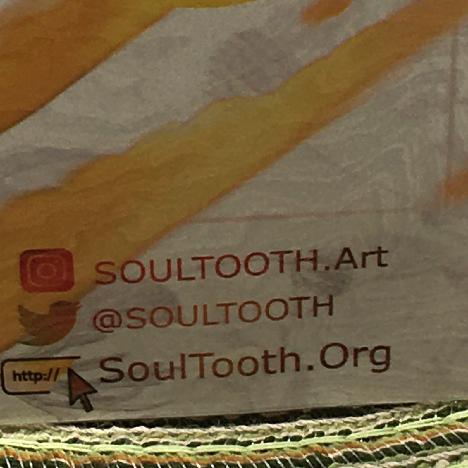 SOUL TOOTH ART Enamel Pin (1.25″x1.25″). “A Yellow Cheese & Bear Sandwich”