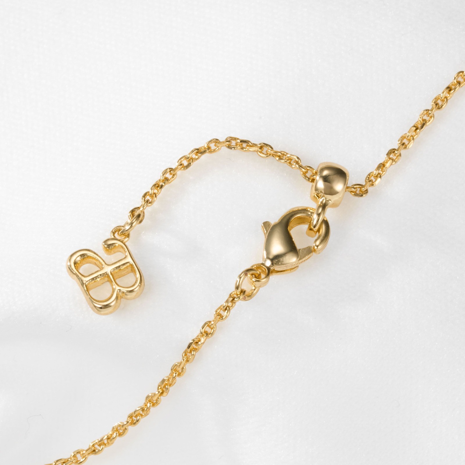 Alicia Bonnie Football Orange Gold Sandstone Necklace Gold