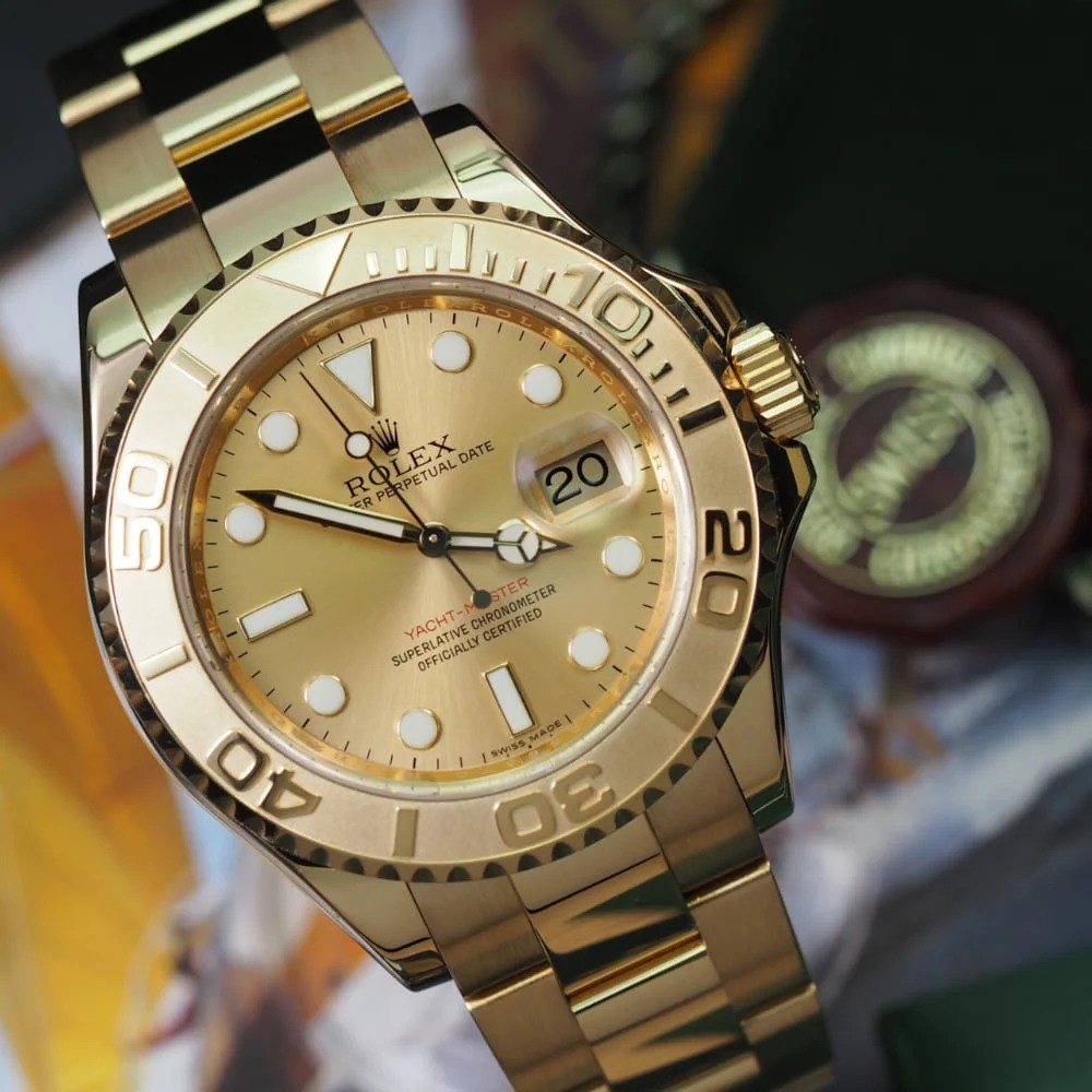 2010 Rolex Yacht-Master 16628 18k Yellow Gold