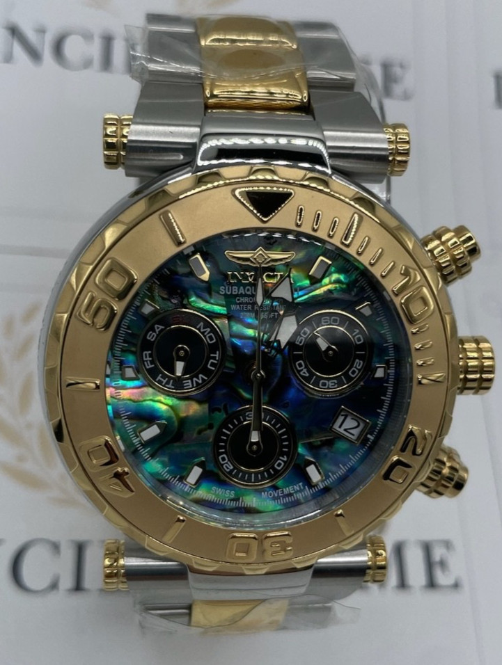 Invicta Subaqua Noma I Swiss Men’s Watch w/Abalone Dial (25805) Limited to 3000