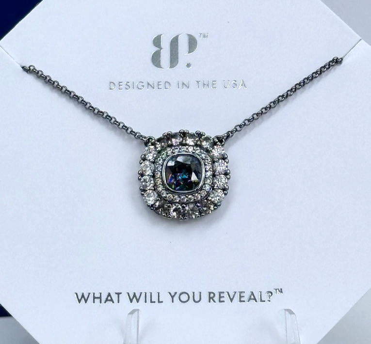 Bomb Party June Necklace “What A Stunner” Alexandrite on Hematite NK44089