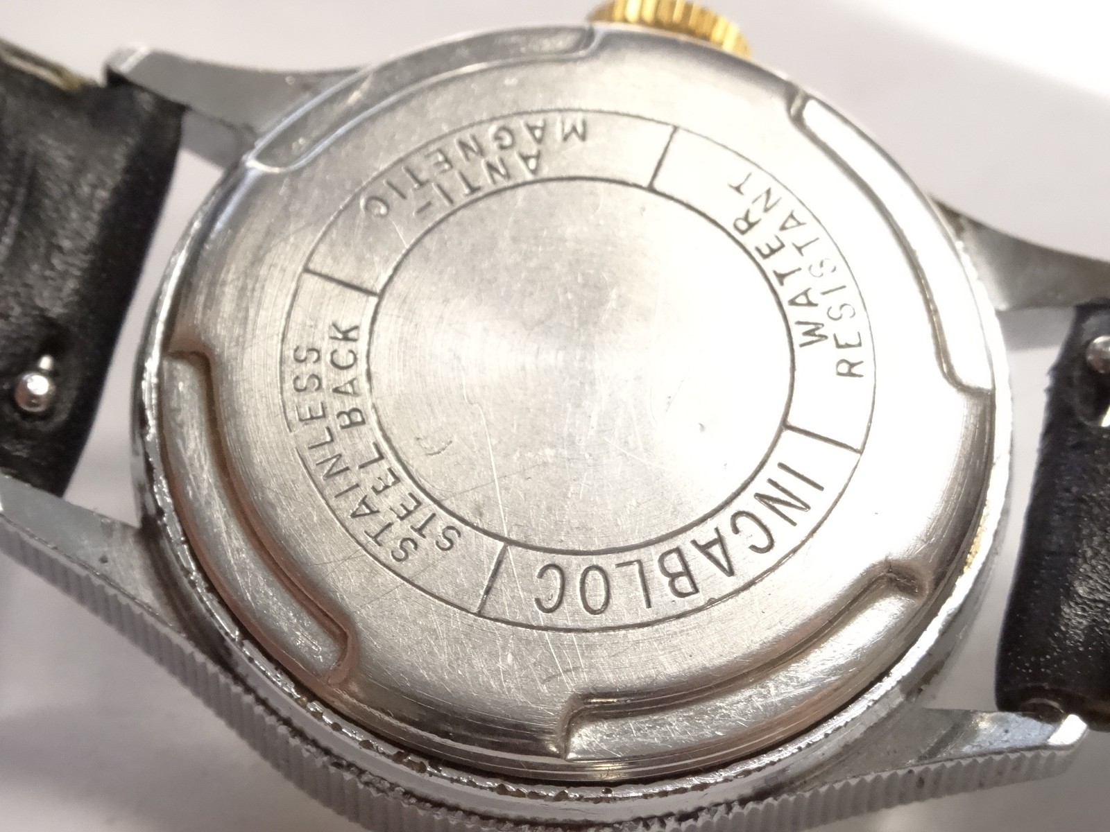 1950s Greygor Calendar 30mm 17J FHF28 Arrow Date Pointer Watch Stepped Case Runs