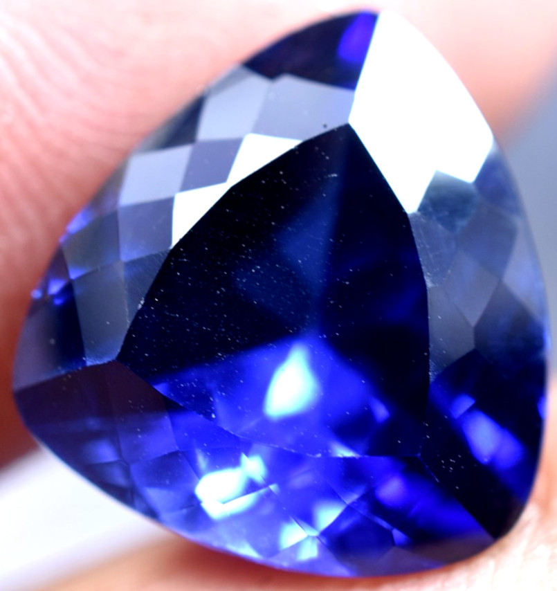 Extremely Rare & Flawless 9.00 CT Natural Benitoite GGL Certified Loose Gemstone