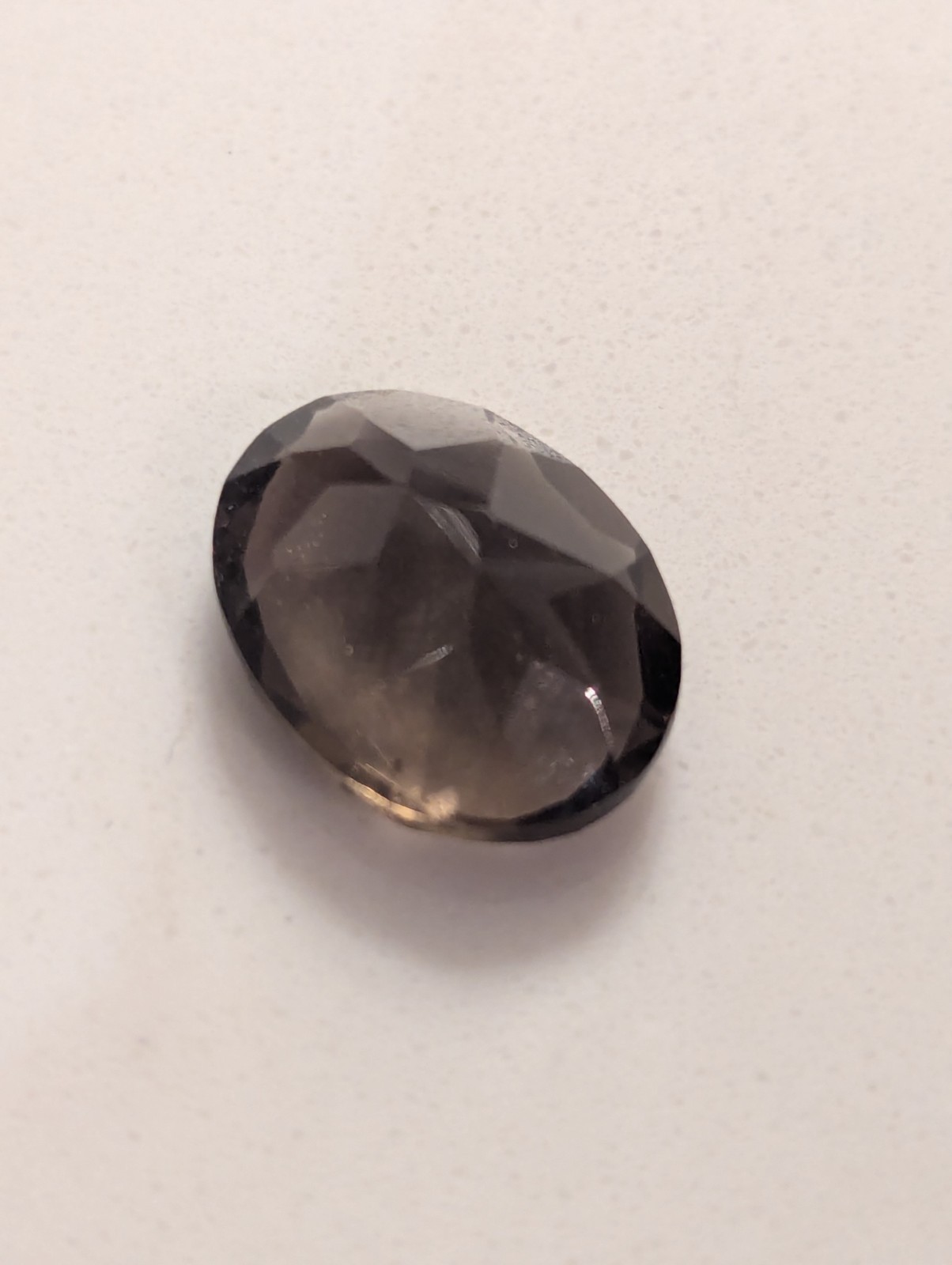 7.85 ct Oval Cut Smokey Topaz Quartz Gemstone